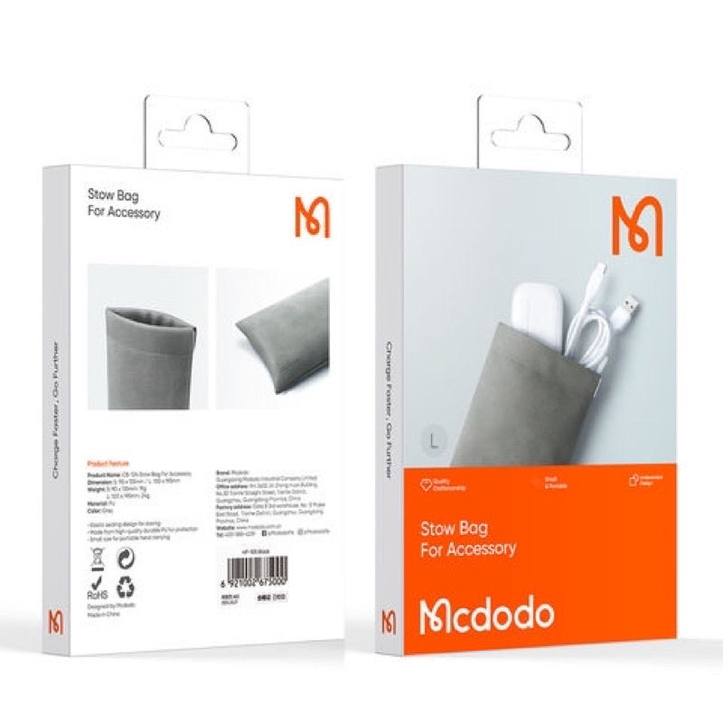 ORI MCDODO CB1240 POUCH BAG (Stow Bag for Cables, Earphones & Powerbank) ORI MCDODO CB1240 POUCH BAG (Stow Bag for Cables, Earphones & Powerbank)